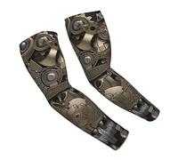 JEKYDOSD Steampunk Mechanical Gears Arm Sleeves - Sun Protection, Compression Cooling Sleeves for Men & Women, One Size