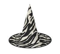 JEKYDOSD Zebra Animal Print Halloween Hat Spooky Party Accessory, Carnivals Masquerade Balls