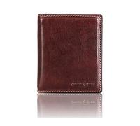 Brown Leather Wallet Large Bifold Wallet ID Window RFID Secure By Jekyll & Hide