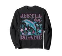 JEKYLL ISLAND GA DOLPHIN LOVER COLORFUL BEACH SOUVENIR Sweatshirt