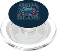 JEKYLL ISLAND GEORGIA COLORFUL BLUE CRAB SUMMER BEACH GIFTS PopSockets PopGrip for MagSafe