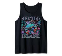 JEKYLL ISLAND GEORGIA COLORFUL BLUE CRAB SUMMER BEACH GIFTS Tank Top