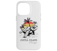 Jekyll Island Georgia Sea Turtle Preserve 70s Retro Style Case for iPhone 14 Pro Max