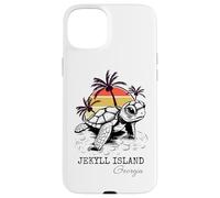 Jekyll Island Georgia Sea Turtle Preserve 70s Retro Style Case for iPhone 15 Plus