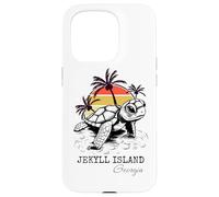 Jekyll Island Georgia Sea Turtle Preserve 70s Retro Style Case for iPhone 15 Pro