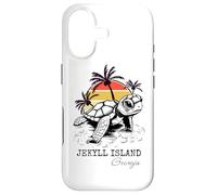 Jekyll Island Georgia Sea Turtle Preserve 70s Retro Style Case for iPhone 17