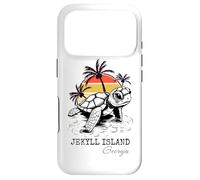 Jekyll Island Georgia Sea Turtle Preserve 70s Retro Style Case for iPhone 17 Pro