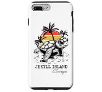 Jekyll Island Georgia Sea Turtle Preserve 70s Retro Style Case for iPhone 7 Plus/8 Plus