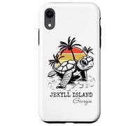 Jekyll Island Georgia Sea Turtle Preserve 70s Retro Style Case for iPhone XR