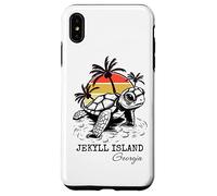 Jekyll Island Georgia Sea Turtle Preserve 70s Retro Style Case for iPhone XS Max