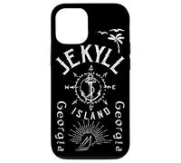 Jekyll Island Souvenir, Compass Rose, Nautical Sailing Boat Case for iPhone 12/12 Pro