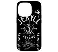 Jekyll Island Souvenir, Compass Rose, Nautical Sailing Boat Case for iPhone 14 Pro