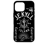 Jekyll Island Souvenir, Compass Rose, Nautical Sailing Boat Case for iPhone 16 Pro Max