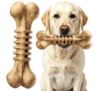 Jelanry Dog Chew Toys for Chewers, Strong Dog Bones Toy for Medium & Large | 1Pcs Tough Dog Chew Stick Bone Toy Beef Flavor, Strong Dog Bone Long-lasting for Medium & Large Dogs Relieve Boredom Teething