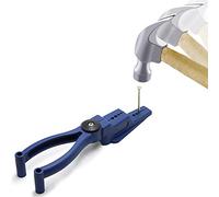 Jelanry Plastic Pliers, Home Tool Auxiliary Pliers, Secure Nails Anti-Smashing Finger Joint Pliers for More Safety for Hammering Nails Easy to Position and Keeps Fingers Safe