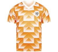 JELEX Retro History Men's Jersey with Embroidered Logo and Short Sleeves, Nostalgia Design for Football Fans Ideal for Collectors, The Netherlands, XL