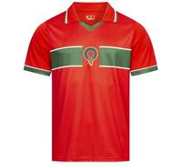JELEX Retro History Men's Jersey with Embroidered Logo and Short Sleeves, Nostalgia Design for Football Fans Ideal for Collectors, Morocco, L