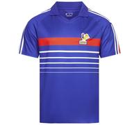 JELEX Retro History Men's Jersey | with Embroidered Logo & Short Sleeves | Nostalgia Design for Football Fans | Ideal for Collectors, France, L