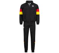 JELEX Retro Tracksuit Men's Presentation Suit - Football Retro Tracksuit with Jacket & Trousers, Embroidered Logo, Germany Away, XL