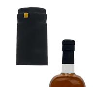 Jelinek Cork Shrink Caps for Wine Bottles - Matte Black 50 Count - 36 x 50 mm