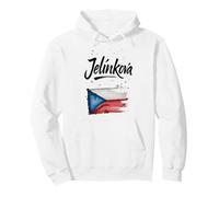 Jelinkova Czech Flag Czechs Name Pullover Hoodie