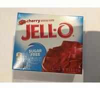 JELL-O JELLO Sugar Free Cherry Low Calorie Gelatin Dessert, 1 x 8.5 g