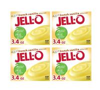 Jell-O French Vanilla Instant Pudding and Pie Filling 96g | Pack of 4