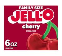Jell-O Gelatin Cherry Jello Dessert 6 oz (170g)