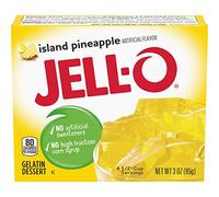Jell-O Gelatin Dessert, Island Pineapple, 3Ounce Boxes (Pack of 6)