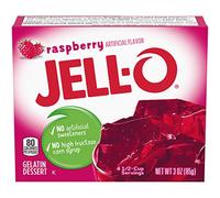 Jell-O Gelatin Dessert, Raspberry, 3Ounce Boxes (Pack of 6)