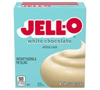 Jell-o Instant Pudding & Pie Filling, White Chocolate, 3.3-ounce Boxes (Pack of 4) by N/A