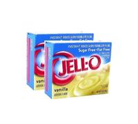 Jell-O Instant Vanilla Pudding - Sugar Free - Fat Free - 2 Pack of 28g Each - Serves 4 1/2 Cups Each - Total of 56g - Serves 9 Cups