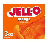 Jell-O Orange Gelatin Dessert Mix, 3 oz Box