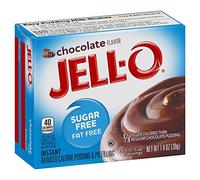 JELL-O Sugar Free Chocolate Instant Reduced Calorie Pudding and Pie Filling - Chocolate 1 X 39g Box