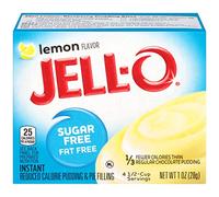 Jell-O Sugar-Free Instant Pudding & Pie Filling, Lemon, 1-Ounce Boxes (Pack of 24) by Jell-O