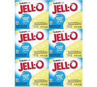 Jell-O Sugar Free Lemon Instant Reduced Calorie Pudding and Pie Filling, 28 g (Pack of 6)