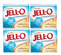 Jell-O Vanilla Pudding Sugar Free Cook & Serve (4 Pack) by Kraft Foods