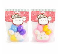 Jelli Squishi Large Paw Squishy Toy (2 Pack) - Sensory Fidget Stress Relief Toy for Kids - Soft Jelly Squeeze Kavaii Taba Mochi Toy - Random Colours
