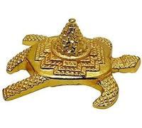 JELLIFY Feng Shui Metal Turtle Laxmi Yantra Tortoise For Good Wealth Vastu Living Positivity, Wealth, Good Health ,Good Luck & Longevity, for Home, Office Decor Gift Items - 2 inch Approx