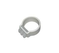 JelliRing Pro - Durable Fidget Ring for Anxiety, ADHD, & Stress Relief, Silicone with PLA Band - 9 Comfortable Sizes for Adults or Teens (Matte White, Size 5)