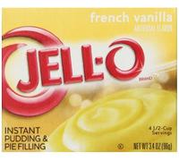 Jello French Vanilla instant pudding (pack of 6)