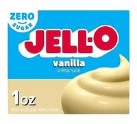 Jell-O Instant Vanilla Pudding - Sugar Free - Fat Free - 2 Pack of 28g Each - Serves 4 1/2 Cups Each - Total of 56g - Serves 9 Cups