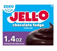 Jello Sugar Free Chocolate Fudge Pudding 39 g (Pack of 3), Fat Free, Low Carb