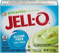 Jello Sugar Free Pistachio Pudding 28 g (Pack of 3), Fat Free, Low Carb