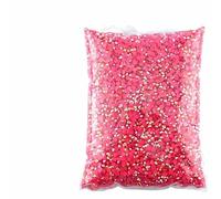 Jelly AB 2-6mm Resin Non Hot Fix Rhinestones Flat Back Crystals Strass Glitters Big Package Stones-Deep Rose Red-SS16(4.0mm) 5000pcs