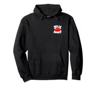 Jelly Addict Minimalist Badge Patch Pullover Hoodie