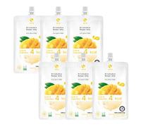 Jelly B Sugar Free Diet Jelly Drink Snack Mango Flavour 150ml (Pack of 6) - Refreshing Low-Calorie Zero Sugar Beverage with Chewy Jello Bits, HALAL & GLUTEN FREE