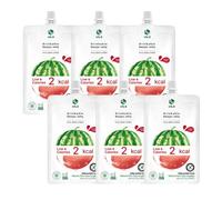 Jelly B Sugar Free Jelly Drink 150ml (Pack of 6) - Refreshing Low-Calorie Beverage with Chewy Bits, Assorted Fruity Flavours - HALAL - GLUTEN FREE (Watermelon)
