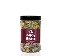 JELLY BABIES 1.2kg SMALL Sweet Jar - A Personalised Gift Jar filled with your favourite Retro Sweets! (Happy Easter)