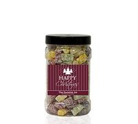 Jelly Babies 1.3kg Small Sweet Jar - A Personalised Gift Jar Filled with Your Favourite Retro Sweets! (Happy Christmas)